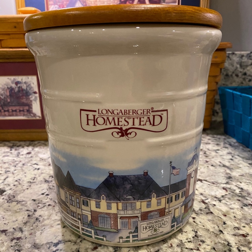 Longaberger homestead cannister
